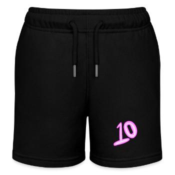 10 - Short de jogging enfant bio Stanley/Stella - noir - Devant