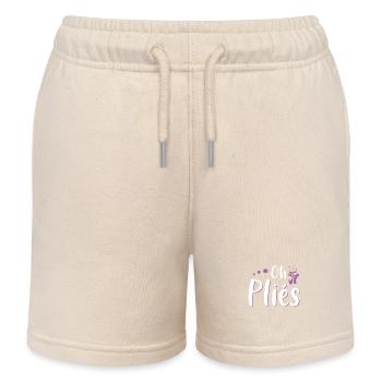 Ballet sort drôle Oh Plies - Short de jogging enfant bio Stanley/Stella - écru doux - Devant