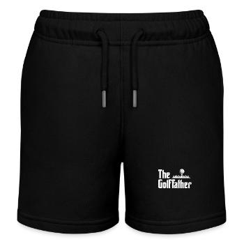 The Golffather Golfen Golf Inputt Caddy Pusha - Kinder Organic Joggingshorts Mini Bolter von Stanley/Stella - Schwarz - Vorne