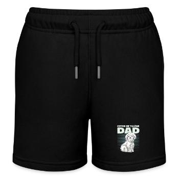 Coton de Tuléar Papa Chiens Chien Propriétaire Cadeau - Short de jogging enfant bio Stanley/Stella - noir - Devant