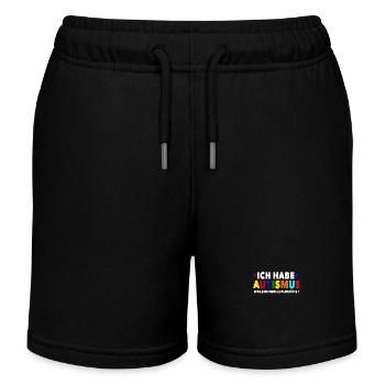 Ich bin Autist Was sind deine Autismus - Kinder Organic Joggingshorts Mini Bolter von Stanley/Stella - Schwarz - Vorne