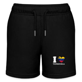 J’aime le Venezuela - Short de jogging enfant bio Stanley/Stella - noir - Devant