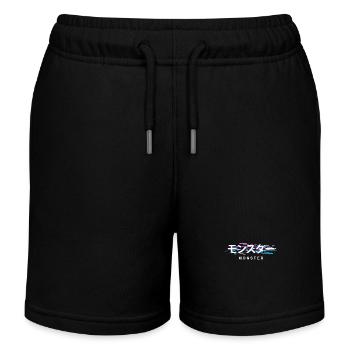 Monster - Kinder Organic Joggingshorts Mini Bolter von Stanley/Stella - Schwarz - Vorne