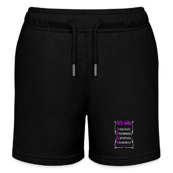 Für den besten Menschen - Ich bin Lena - Kinder Organic Joggingshorts Mini Bolter von Stanley/Stella - Schwarz - Vorne