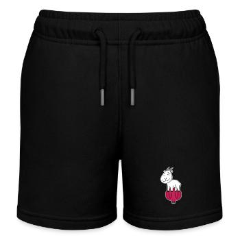 Oignon Chèvre Chèvre - Short de jogging enfant bio Stanley/Stella - noir - Devant