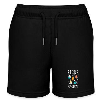 Oiseau - Short de jogging enfant bio Stanley/Stella - noir - Devant