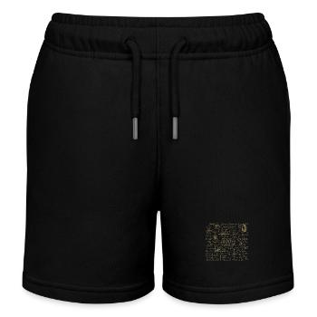 20 Geburtstag Wurzel aus 400 Mathe - Kinder Organic Joggingshorts Mini Bolter von Stanley/Stella - Schwarz - Vorne