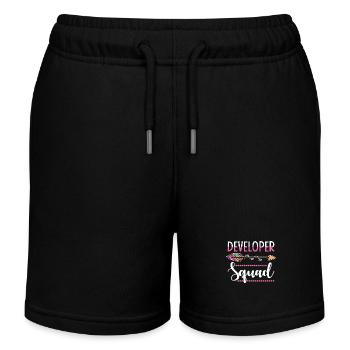 Entwickler Frauen Team - Kinder Organic Joggingshorts Mini Bolter von Stanley/Stella - Schwarz - Vorne