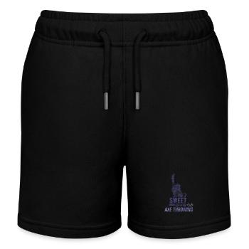 Sweet land axe lancer hache lancer des chemises de sport - Short de jogging enfant bio Stanley/Stella - noir - Devant