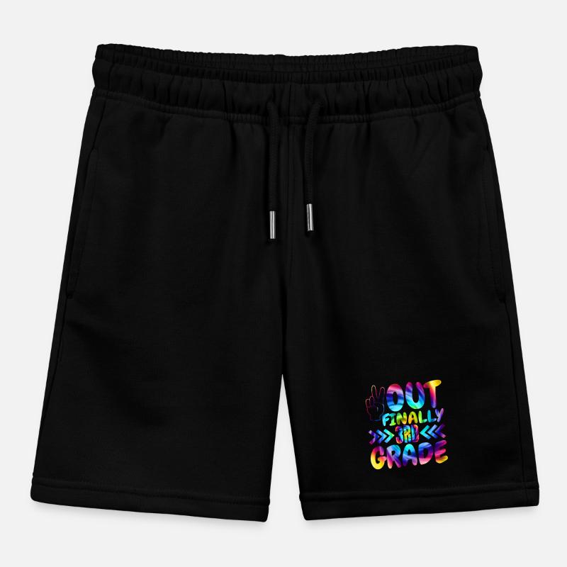 From Finally 3rd grade class elementary school students Kids Organic Sweat Shorts by Stanley/Stella