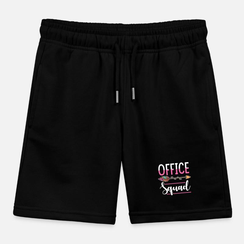 Office worker Kids Organic Sweat Shorts by Stanley/Stella