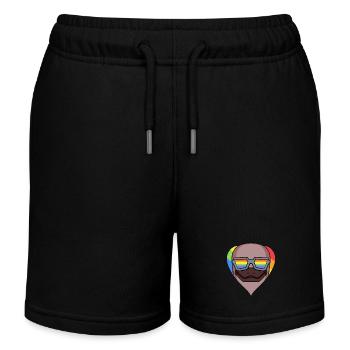 ORNIthorynque animal LGBT Arc-en-ciel - Short de jogging enfant bio Stanley/Stella - noir - Devant
