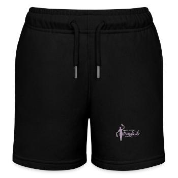 Spaß mit Feinstaub - Kinder Organic Joggingshorts Mini Bolter von Stanley/Stella - Schwarz - Vorne