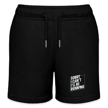Tut mir leid, dass ich nicht kann, ich werde - Kinder Organic Joggingshorts Mini Bolter von Stanley/Stella - Schwarz - Vorne