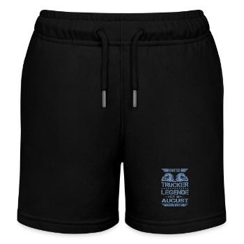 LKW Fahrer Geburtstag Truck Trucker Fernfahrer - Kinder Organic Joggingshorts Mini Bolter von Stanley/Stella - Schwarz - Vorne
