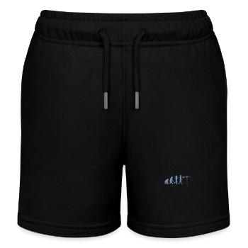 Évolution du grutier - Short de jogging enfant bio Stanley/Stella - noir - Devant