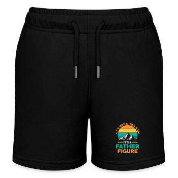 Dad Bod father figure - Kinder Organic Joggingshorts Mini Bolter von Stanley/Stella - Schwarz - Vorne