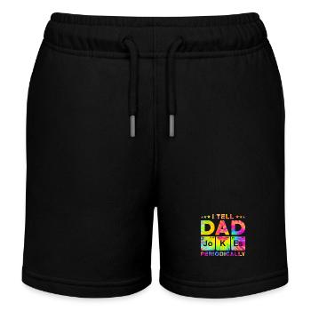Chemiker Periodensystem Dad Jokes - Kinder Organic Joggingshorts Mini Bolter von Stanley/Stella - Schwarz - Vorne