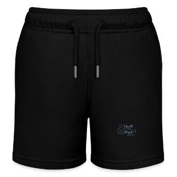 August Geburtstag Frauchen Hund Hundedame Pfote - Kinder Organic Joggingshorts Mini Bolter von Stanley/Stella - Schwarz - Vorne