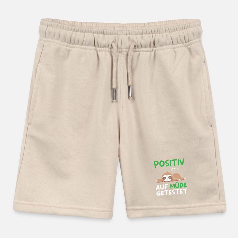 Faultier Positv auf Müde getestet Kinder Organic Joggingshorts Mini Bolter von Stanley/Stella