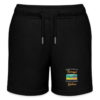 Fische Aquarium Spruch lustig - Kinder Organic Joggingshorts Mini Bolter von Stanley/Stella - Schwarz - Vorne