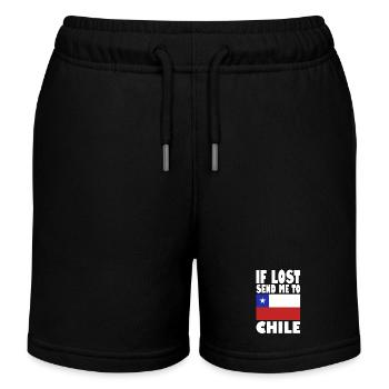 Dicton du drapeau du Chili - Short de jogging enfant bio Stanley/Stella - noir - Devant