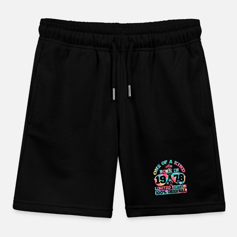 Unique Born 1978 Édition Limitée Short de jogging enfant bio Stanley/Stella