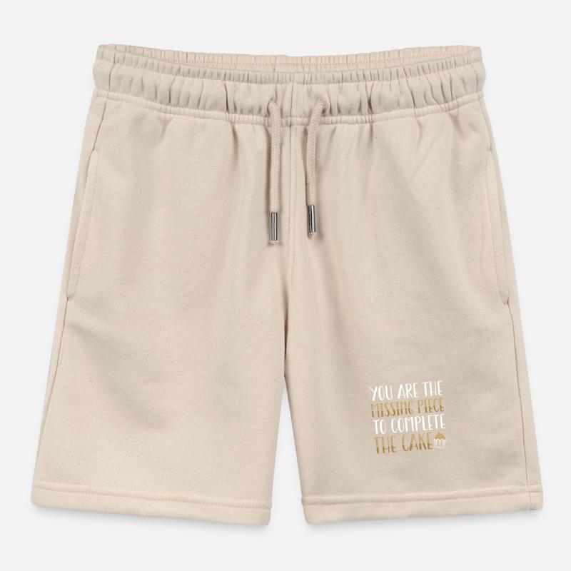 Vous êtes le morceau de gâteau manquant | Tshirt de cuisson Short de jogging enfant bio Stanley/Stella