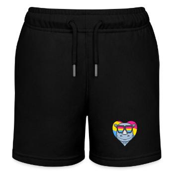 Cadeau rhinocérosexuel pansexuel - Short de jogging enfant bio Stanley/Stella - noir - Devant