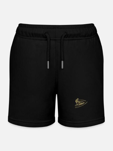 Jet SKi driver legend born in September - Kids Organic Sweat Shorts by Stanley/Stella - black