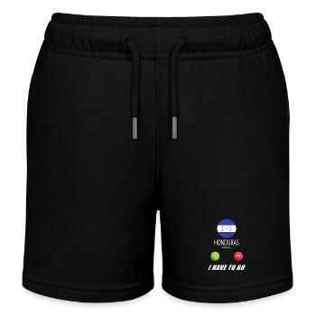 Honduras calls lusiger flags saying - Kids Organic Sweat Shorts by Stanley/Stella - black - Front