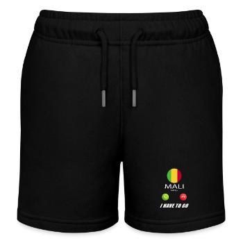 Le Mali qualifie de slogan les drapeaux lusiger - Short de jogging enfant bio Stanley/Stella - noir - Devant