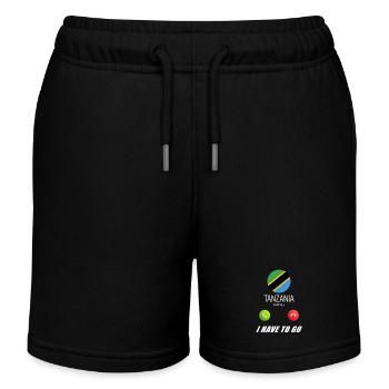 La Tanzanie appelle aux drapeaux Lusiger en disant - Short de jogging enfant bio Stanley/Stella - noir - Devant