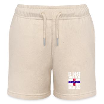 Drapeau des Antilles néerlandaises - Short de jogging enfant bio Stanley/Stella - écru doux - Devant