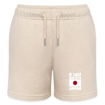 Drapeau du Japon - Short de jogging enfant bio Stanley/Stella - écru doux - Devant