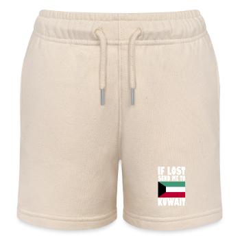 Drapeau du Koweït - Short de jogging enfant bio Stanley/Stella - écru doux - Devant