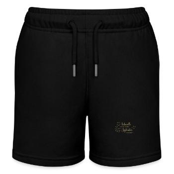 September Geburtstag Hund frauchen - Kinder Organic Joggingshorts Mini Bolter von Stanley/Stella - Schwarz - Vorne