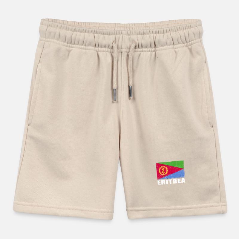Drapeau de l’Érythrée Grunge Drapeau de l’Érythrée Short de jogging enfant bio Stanley/Stella