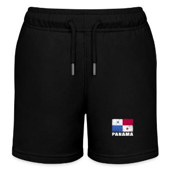 Panama Flag Grunge Panama Flag - Short de jogging enfant bio Stanley/Stella - noir - Devant