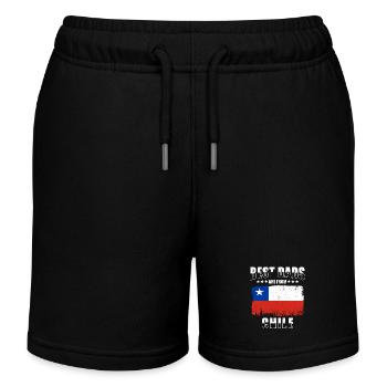 Chilenischer Vater - Kinder Organic Joggingshorts Mini Bolter von Stanley/Stella - Schwarz - Vorne