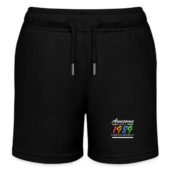 1989 - Jahrgang 1989 - Fantastisch seit 1989 - Kinder Organic Joggingshorts Mini Bolter von Stanley/Stella - Schwarz - Vorne
