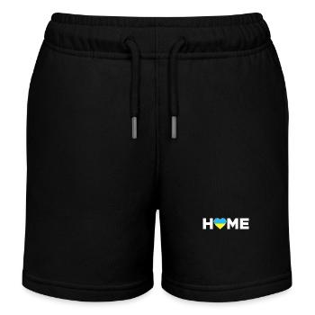 Ukraine Home Ukraine Flag Ukraine Love - Kids Organic Sweat Shorts by Stanley/Stella - black - Front