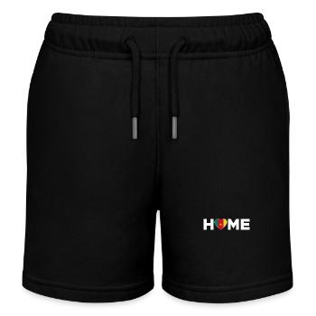Kamerun Heimat Kamerun Flagge - Kinder Organic Joggingshorts Mini Bolter von Stanley/Stella - Schwarz - Vorne