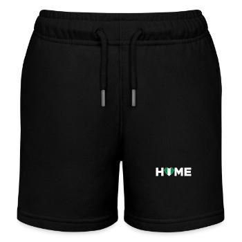 Nigeria Home Nigeria Flag Nigeria Love - Kids Organic Sweat Shorts by Stanley/Stella - black - Front