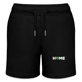 Brésil Accueil Brésil Drapeau Brésil Amour - Short de jogging enfant bio Stanley/Stella - noir - Devant