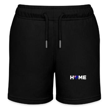 Australia Home Australia Flag - Kids Organic Sweat Shorts by Stanley/Stella - black - Front