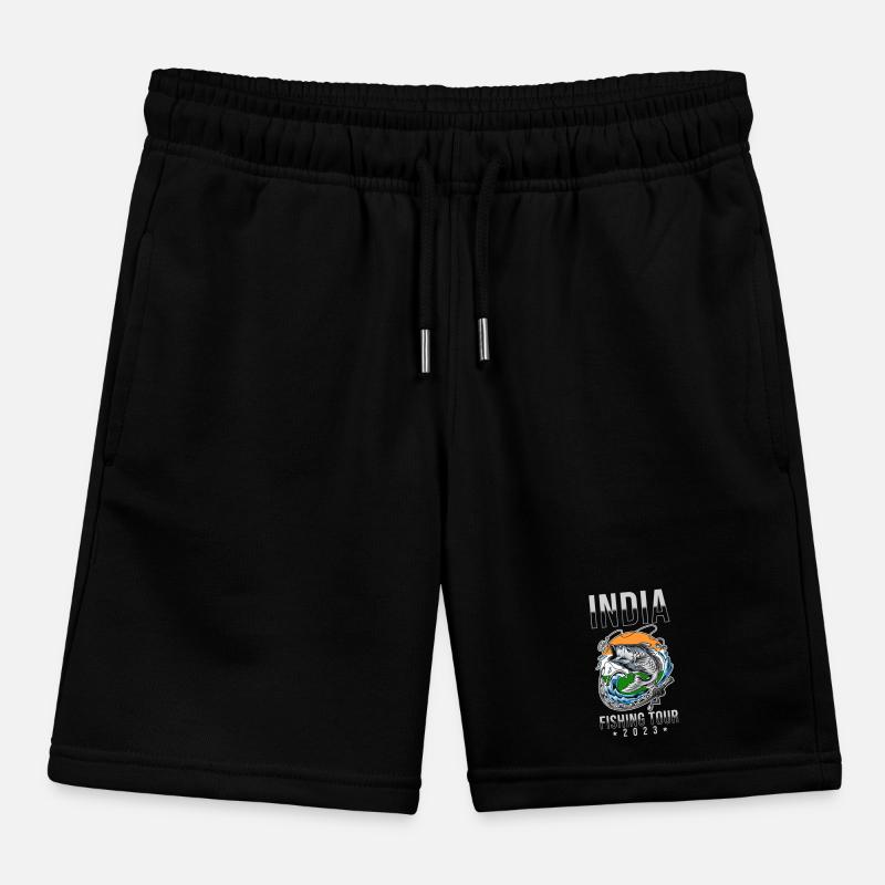 Excursion de pêche en Inde 2023 Short de jogging enfant bio Stanley/Stella
