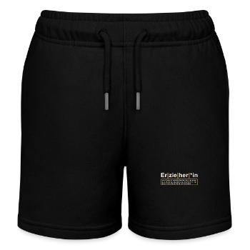 Erzieherin Geschenk Definition Erzieher - Kinder Organic Joggingshorts Mini Bolter von Stanley/Stella - Schwarz - Vorne