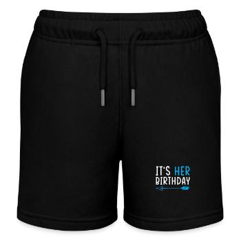 Anniversaire C’est votre anniversaire - Short de jogging enfant bio Stanley/Stella - noir - Devant