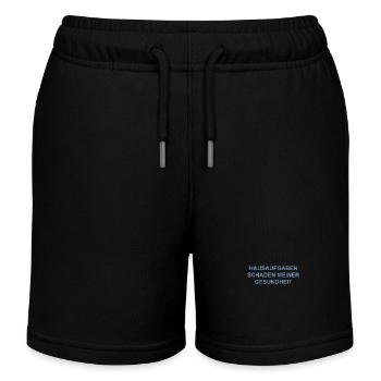 Hausaufgaben schaden meiner gesundheit - Kinder Organic Joggingshorts Mini Bolter von Stanley/Stella - Schwarz - Vorne